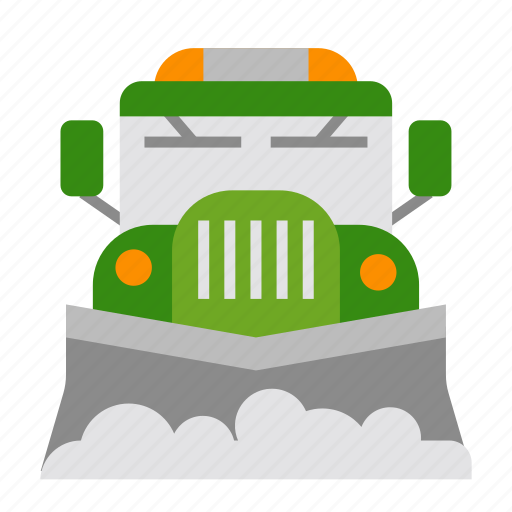 Snow, car, plow, truck, cleaning, snowplow, plowing icon - Download on Iconfinder