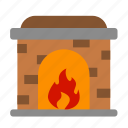 fire, fire place, warm, winter, home, christmas, furniture