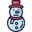 christmas, december, holidays, snowman, winter 