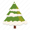 branch, cartoon, christmas, fir, fur, snow, tree