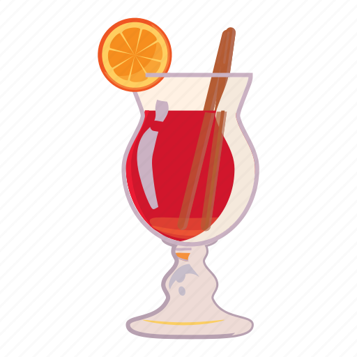 Alcohol, cartoon, cocktail, drink, fruit, glass, lemon icon - Download on Iconfinder