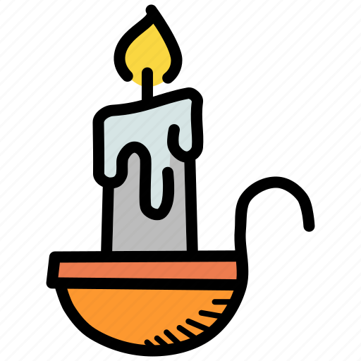 Candle, christmas, lamp, light, new year, wax, hygge icon - Download on Iconfinder