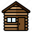 cabin, lodge, cottage, wood, building, home, winter, christmas 