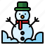 snowman, snow, sculpture, xmas, christmas, winter 