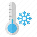 winter, season, cold, snow, frost, thermometer, christmas