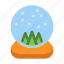 glass, present, seasons, snow, snow globe, snowball, winter 