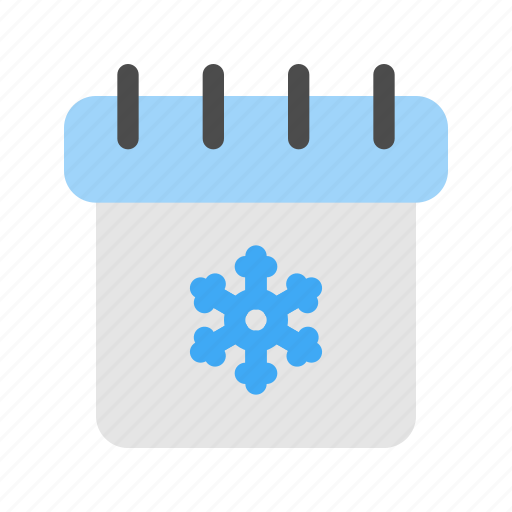 Calendar, date, event, season, seasons, snow, winter icon - Download on Iconfinder