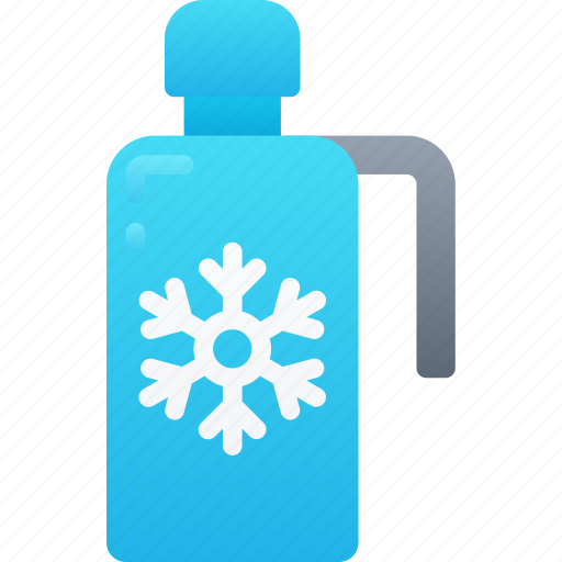 December, flask, holidays, hot drink, thermos, winter icon - Download on Iconfinder