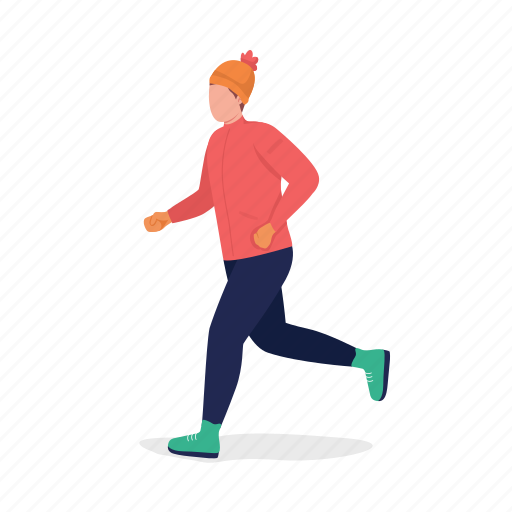 Running man, outdoor recreation, trekking, man jogging illustration - Download on Iconfinder