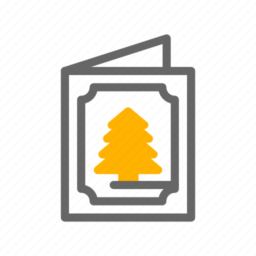 Card, christmas, decoration, tree icon - Download on Iconfinder
