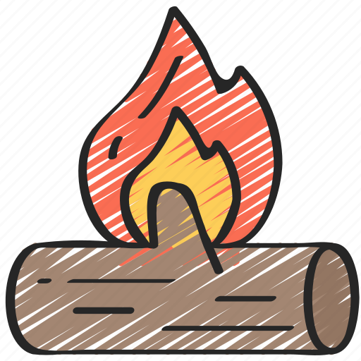 December, fire, fireplace, holidays, log, winter icon - Download on Iconfinder