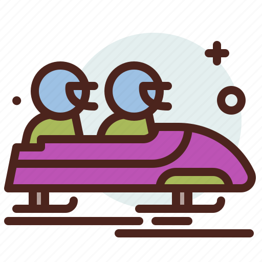 Bobsled, winter, holidays, snow icon - Download on Iconfinder