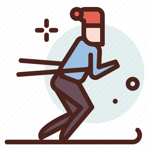 Skiing1, winter, holidays, snow icon - Download on Iconfinder