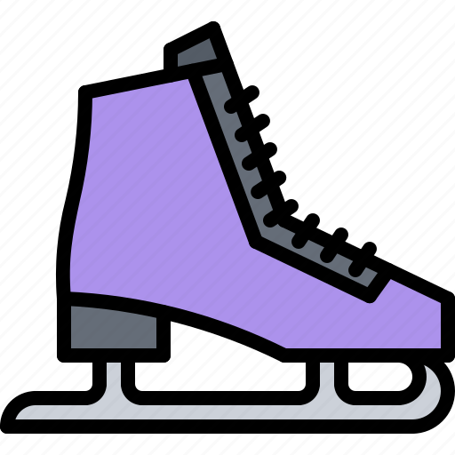 Ice, skates, skate, equipment, winter, sports icon - Download on Iconfinder