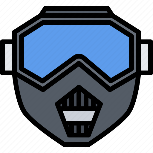 Mask, protective, equipment, protection, winter, sports icon - Download on Iconfinder