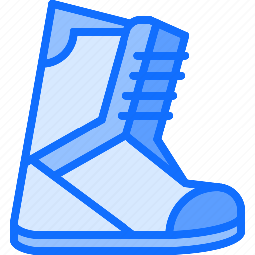 Boot, boots, snowboard, clothes, equipment, winter, sports icon - Download on Iconfinder