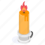 candle, candlelight, flame, burning, romantic, home, decoration 