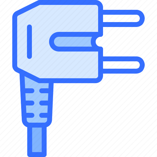 Plug, power, wire, cable, computer, technology, electronics icon - Download on Iconfinder