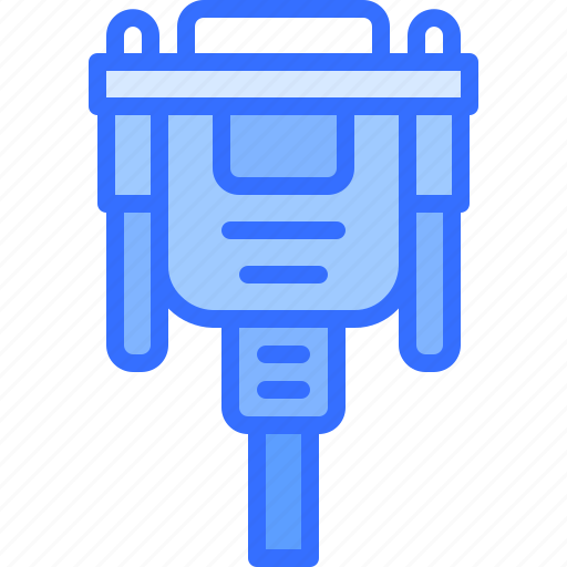 Vga, wire, connector, cable, computer, technology, electronics icon - Download on Iconfinder
