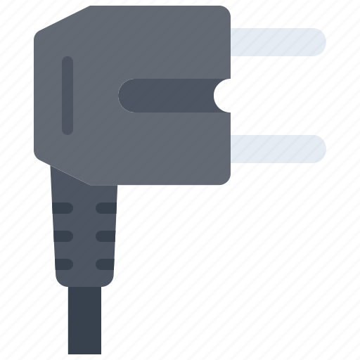 Plug, power, wire, cable, computer, technology, electronics icon - Download on Iconfinder