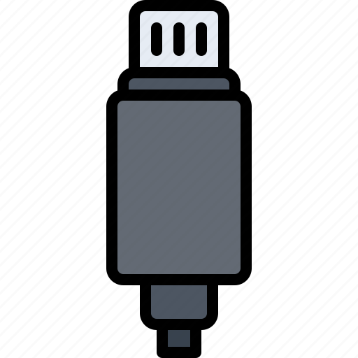 Lightning, wire, connector, cable, computer, technology, electronics icon - Download on Iconfinder