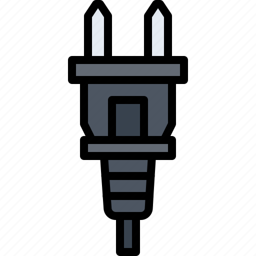 Plug, wire, cable, computer, technology, electronics icon - Download on Iconfinder