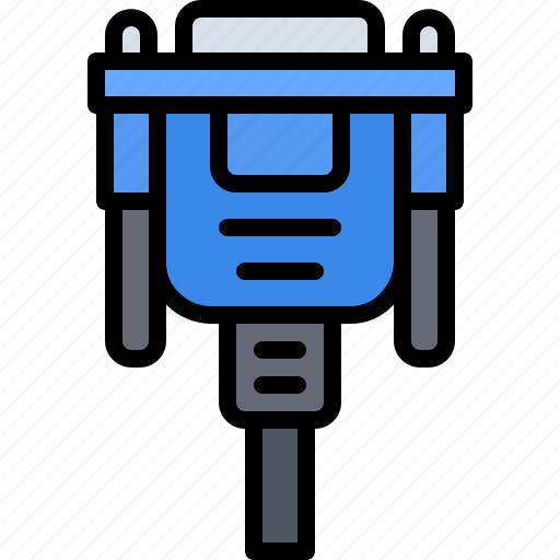 Vga, wire, connector, cable, computer, technology, electronics icon - Download on Iconfinder