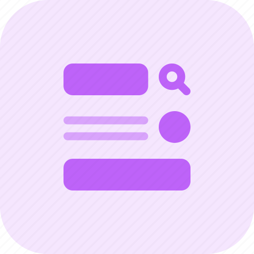 Wireframe, search, find, template, content, table, web design icon - Download on Iconfinder