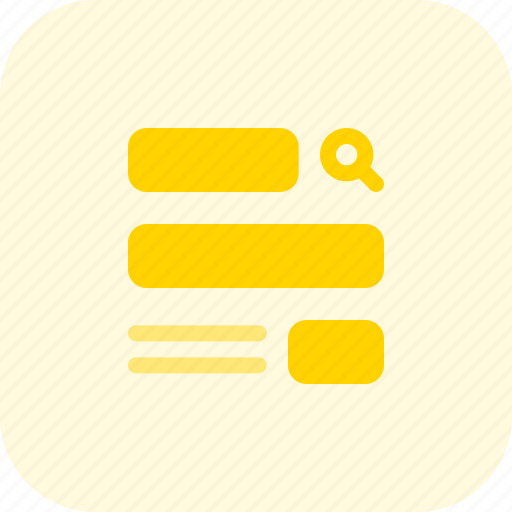 Wireframe, search, template, content, lens icon - Download on Iconfinder