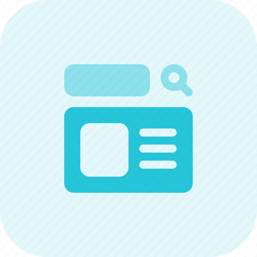 Wireframe, search, find, template icon - Download on Iconfinder
