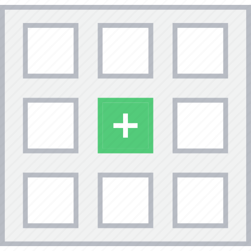 Add, grid, style, thumb, ui, web, wireframe icon - Download on Iconfinder