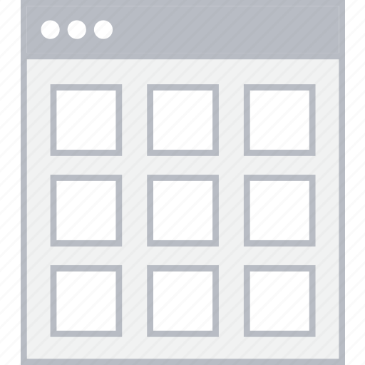 Grid, style, thumb, ui, web, wireframe icon - Download on Iconfinder