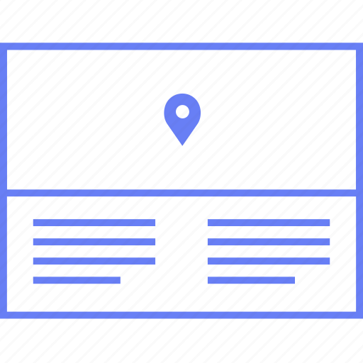 Location, map, style, ui, web, wireframe icon - Download on Iconfinder