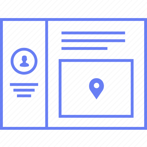 Contact, info, location, style, ui, web, wireframe icon - Download on Iconfinder