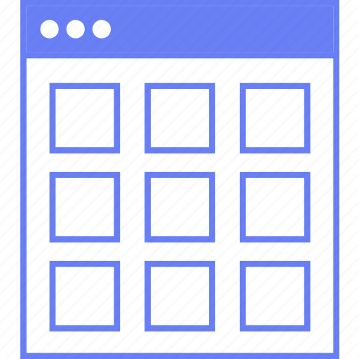 Grid, style, thumb, ui, web, wireframe icon - Download on Iconfinder