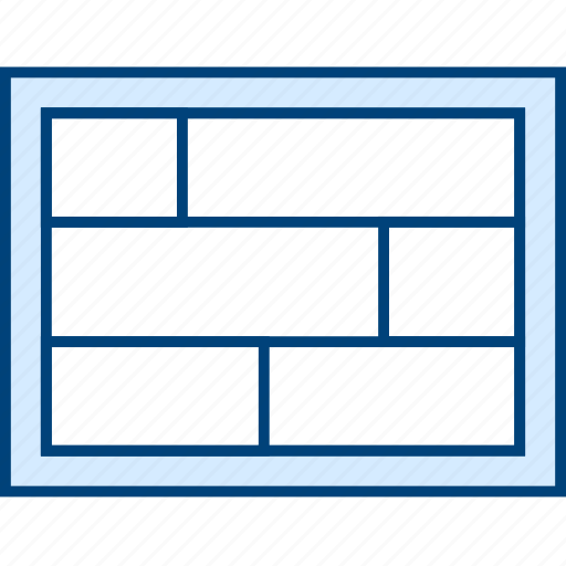 Grid, layout, page, style, ui, web, wireframe icon - Download on Iconfinder