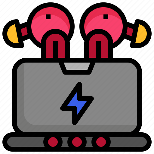 Dock, charging, headphones, device, wireless icon - Download on Iconfinder