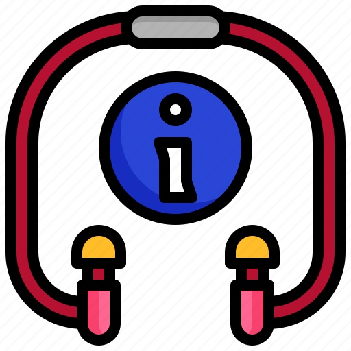 Headphone, info, wireless, connecting, sound, audio icon - Download on Iconfinder