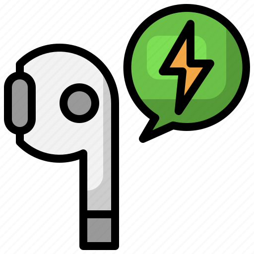 Charging, earbuds, headphone, device, technology, audio icon - Download on Iconfinder