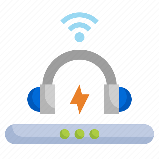 Headphone, audio, wireless, charger, electronics, power icon - Download on Iconfinder