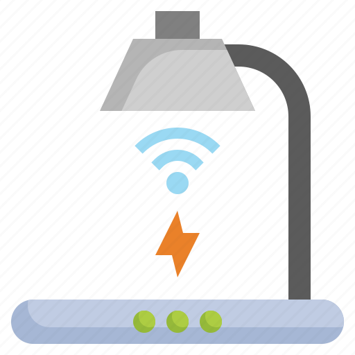 Lamp, desk, wireless, charger, electronics, power icon - Download on Iconfinder