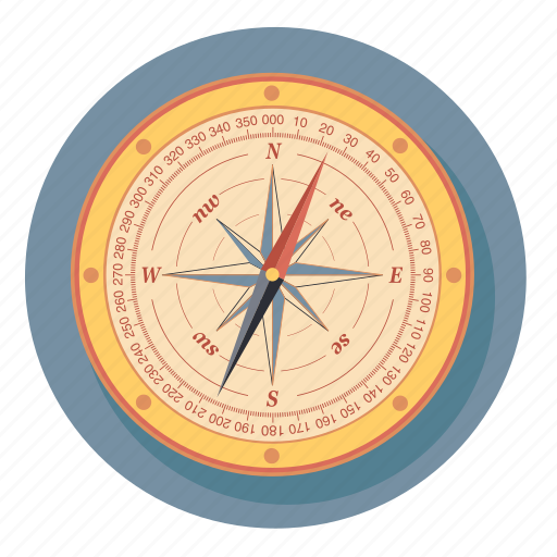 Compass, arrow, direction, navigation, rose icon - Download on Iconfinder