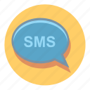 sms, bubble, chat, message, speech, talk