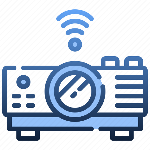 Projector, movie, cinema, video, wifi, signal icon - Download on Iconfinder