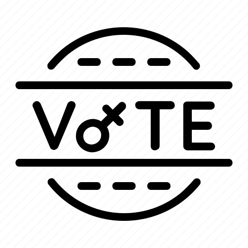 Election, vote, politics, female icon - Download on Iconfinder