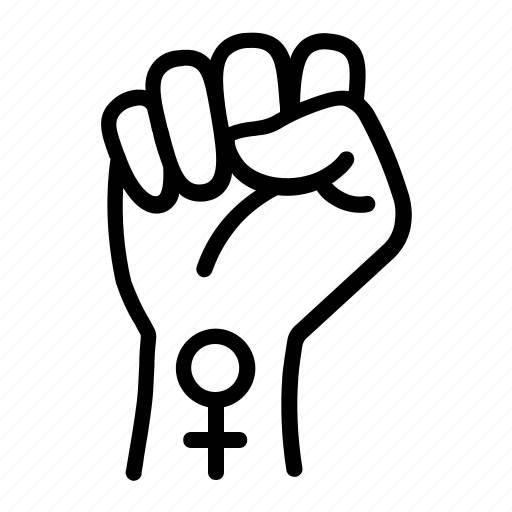 Fist, woman, protest, aspiration icon - Download on Iconfinder