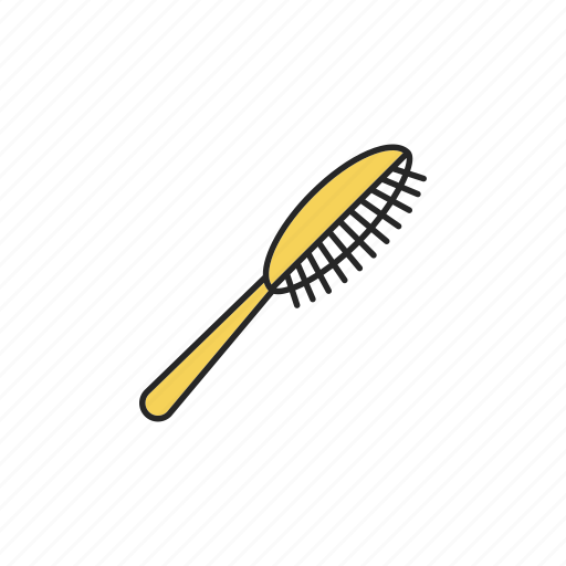 Accessory, brush, comb, female, hair, hairbrush, styling icon - Download on Iconfinder