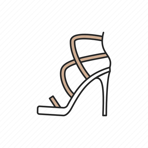 Female, heeled sandals, heels, pumps, shoes, stilettos, woman icon - Download on Iconfinder