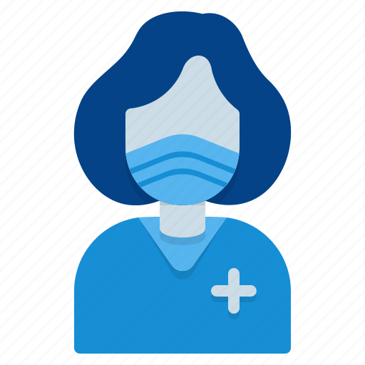 Patient, coronavirus, doctor, sick, facial, mask, woman icon - Download on Iconfinder