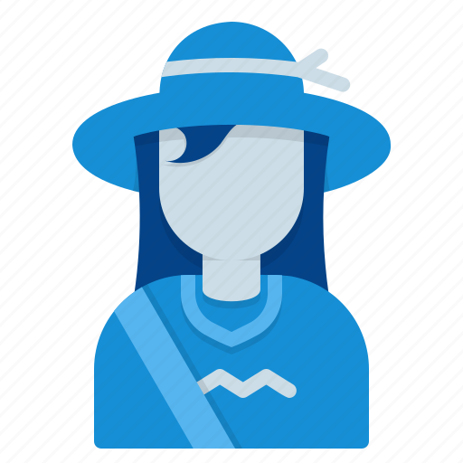 Traveler, avatar, woman, vacation, female, tour, travel guide icon - Download on Iconfinder